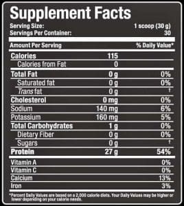 Isoflex ingredients 