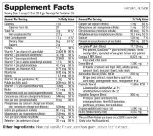 Vega One ingredients 