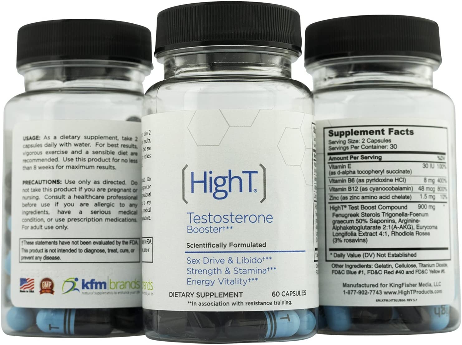 High T ingredients and supplement facts