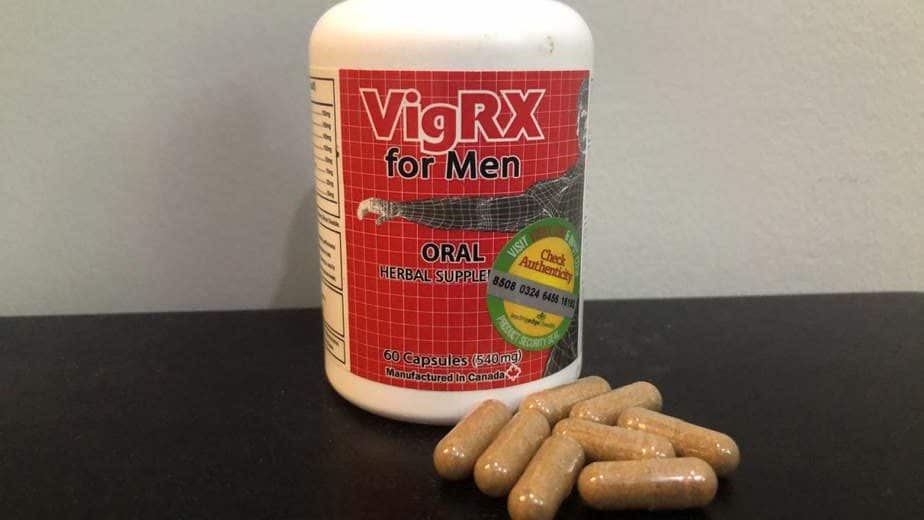 VigRX Plus pills outside of the bottle