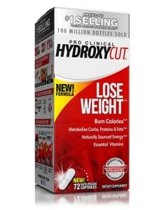 hydroxycut pro clinical original fat burner bottle