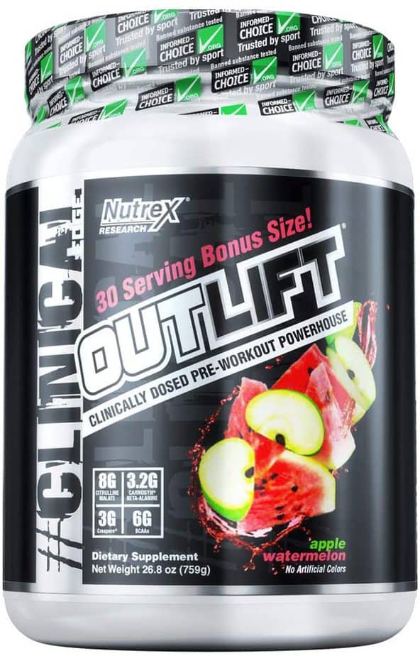 Outlift pre workout supplement