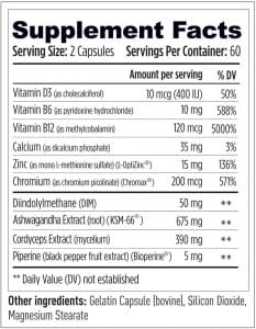 Weider Prime Testosterone Support Ingredients List