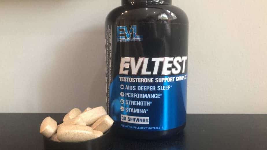 Evl Test pills outside of the bottle