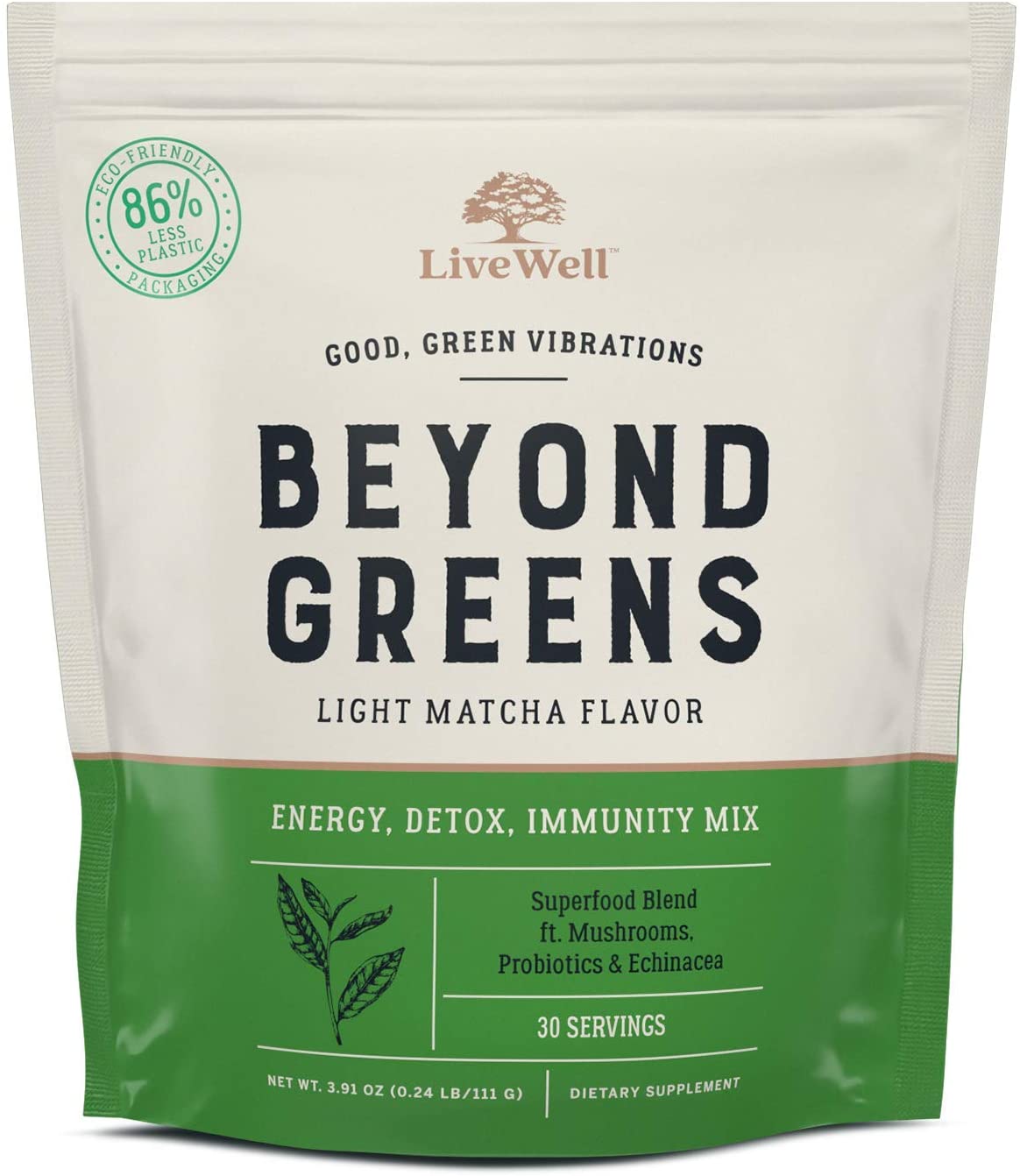 Beyond Greens supplement bag